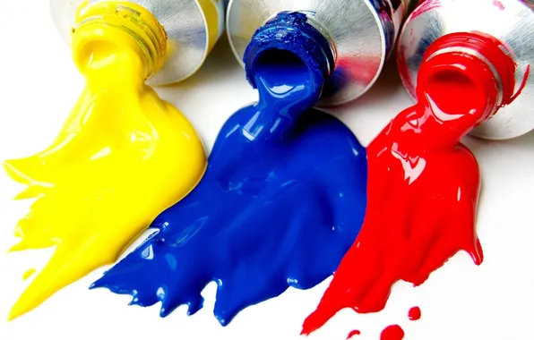 Color, paint, tubes