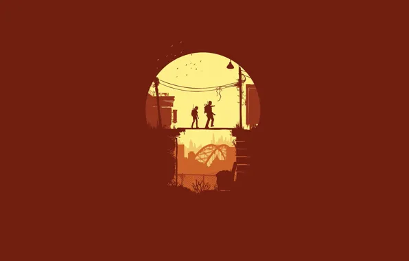 Picture girl, bridge, minimalism, male, The Last of Us, Naughty Dog, Some of us, Sony Computer …