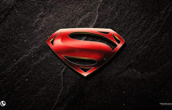 Picture cinema, wall, logo, movie, Superman, hero, film, Man of Steel