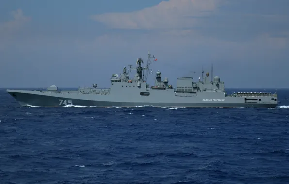 Navy, frigate, The Mediterranean sea, patrol ship, &quot;Admiral Grigorovich&quot;, 11356 project