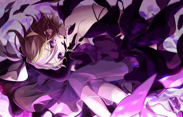 Look, girl, anime, dress, lies, vocaloid, kagamine rin