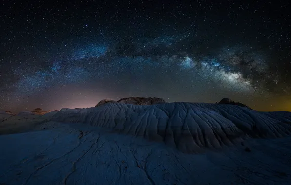 Mountains, stars, The Milky Way, mountains, stars, Milky Way, Jason Ma