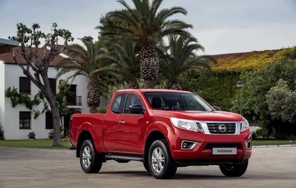 Picture red, Nissan, pickup, Navara, 2019, King Cab