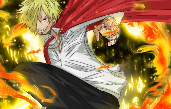 Fire, guy, One Piece