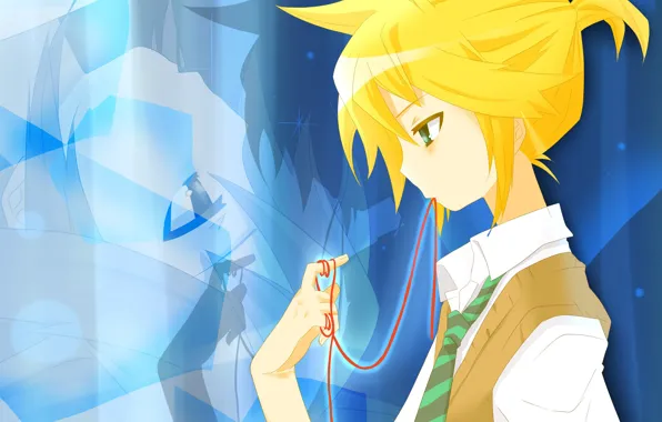 Anime, boy, art, Vocaloid, Vocaloid, thread, character