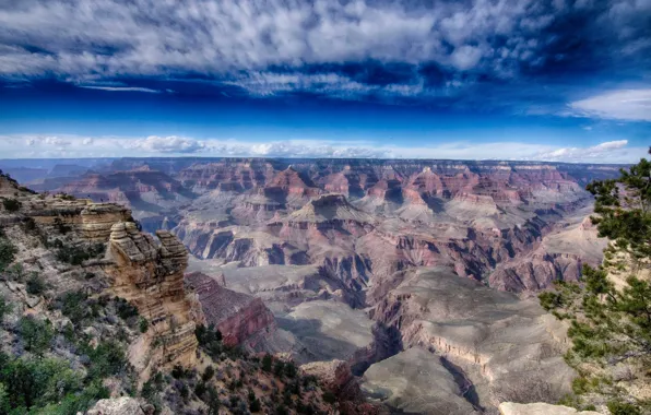 Landscape, mountains, nature