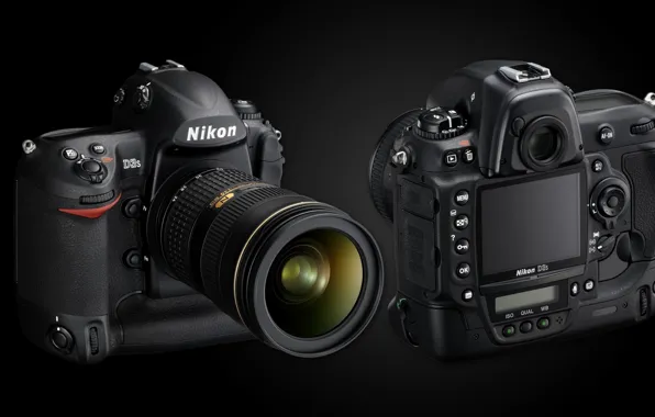 Picture display, lens, NIKON D3s, SLR camera