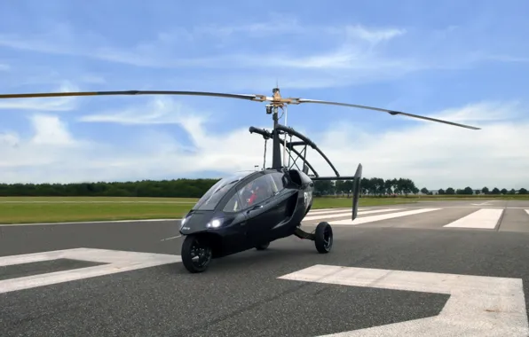 Sky, cloud, technology, kumo, flying car, Pal-v One, helicycle