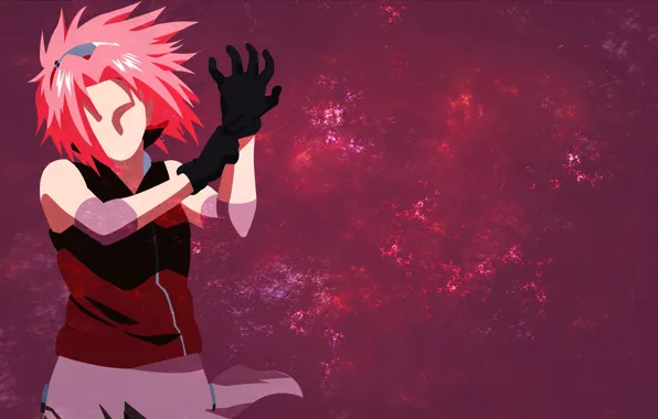 Girl, game, Naruto, pink, anime, ninja, manga, shinobi