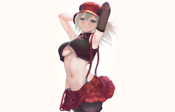 Picture anime babe, anime, armpit, boobs, girl, hot, babe, pretty