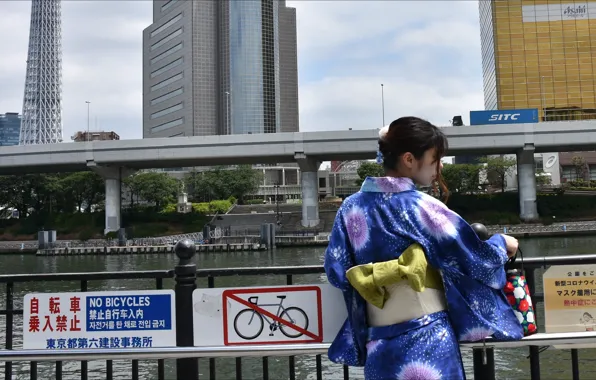Picture City, Tokyo, bridge, ladies, information, good lack