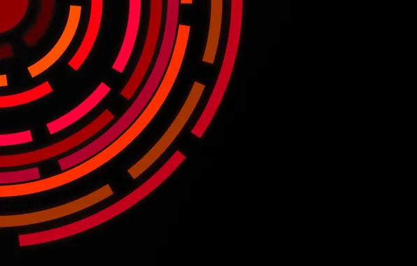 Picture circles, pattern, ring, sector