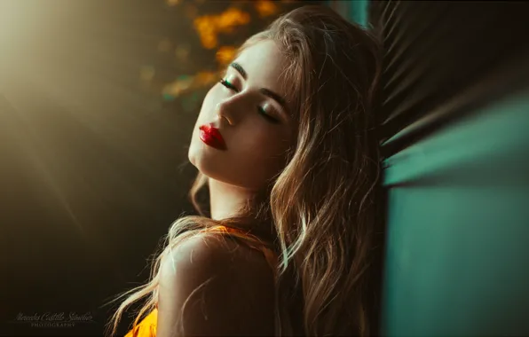 Picture girl, light, face, model, hair, makeup, Mercedes Castillo Sаnchez