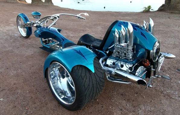 DESIGN, CHROME, TUNING, TRICYCLE, TRIKE