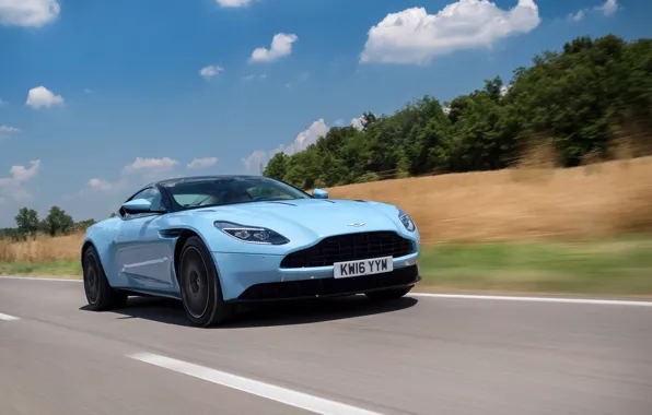 Car, Aston Martin, road, auto, wallpapers, speed, DB11