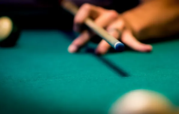 Table, background, Billiards