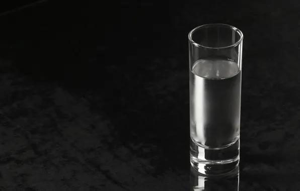 Picture Water, Black Background, Highball