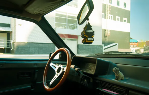 Sport, interior, the wheel, 2108, stens