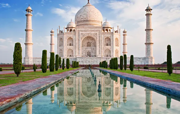 Castle, India, monument, temple, Taj Mahal, The Taj Mahal, Agra, India