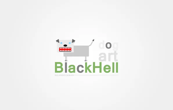 Dog, Minimalism, minimal, Balandin, Black light