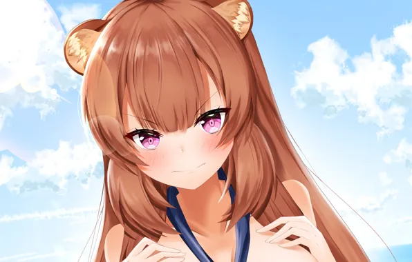 Summer, the sky, girl, The Rise Of Shield Hero, Raphtalia