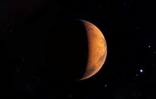 Stars, Planet, Space, Mars, Art, Space, Planet, Mars