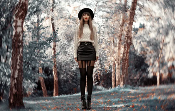 Girl, background, Kristina