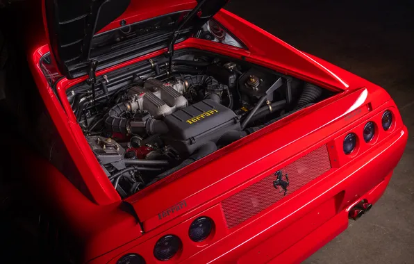 Ferrari, supercar, supercar, 1992, the only instance, under the hood, the only instance, Zagato Processing
