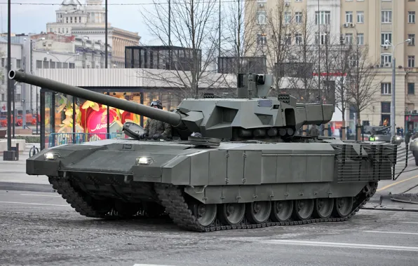 Moscow, Victory Parade, May 9, Armata, T-14, Rehearsal