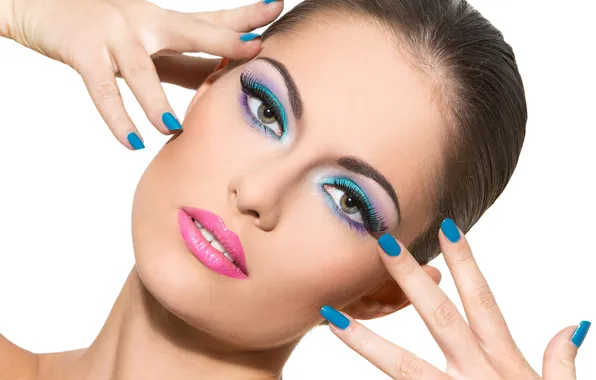 Picture girl, style, model, makeup, cosmetics