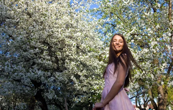 Girl, smile, spring, "Miss Vinnitsa - 2012" Helena martsenyuk