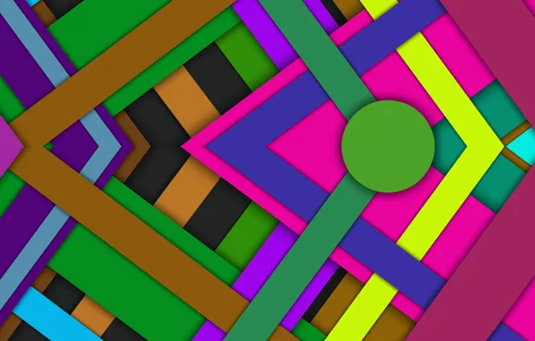 Circles, triangles, layers, crossing