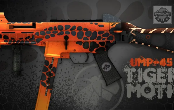 Butterfly, wings, paint, workshop, cs go, presentation, gunsmith, tiger moth