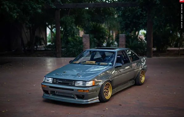 Toyota, AE86, 1986, Corolla, front end conversion