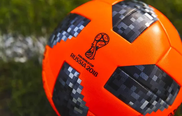 Picture Red, The ball, Sport, Orange, Football, Russia, Adidas, FIFA