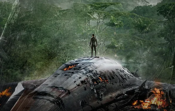 Picture forest, Earth, spaceship, Will Smith, landing, Will Smith, After Earth, After earth