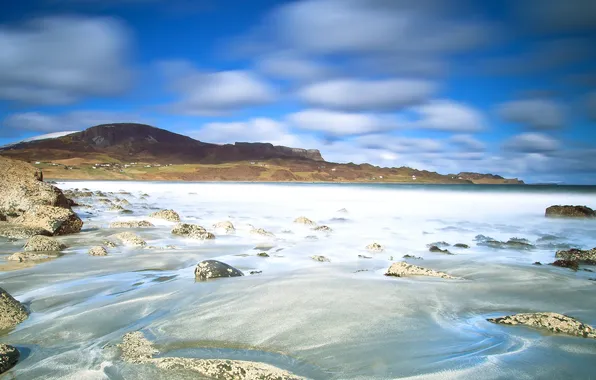 Sea, landscape, shore