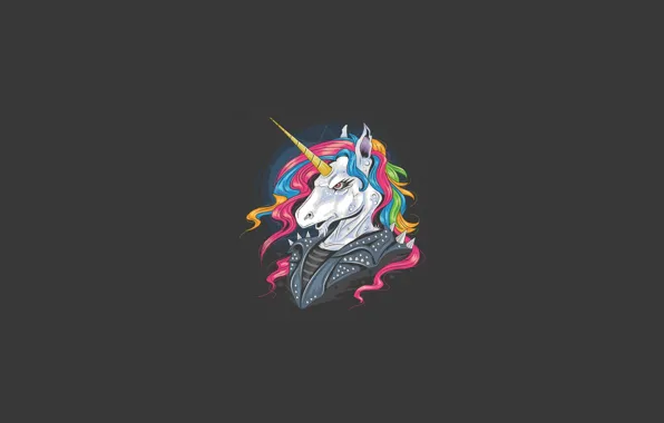 Unicorn, black background, Deyasa 346