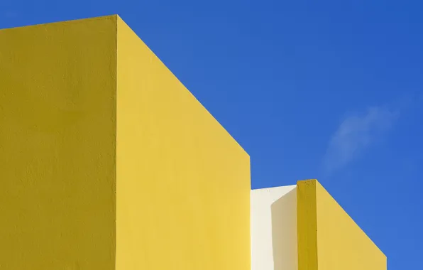 Picture the sky, wall, home