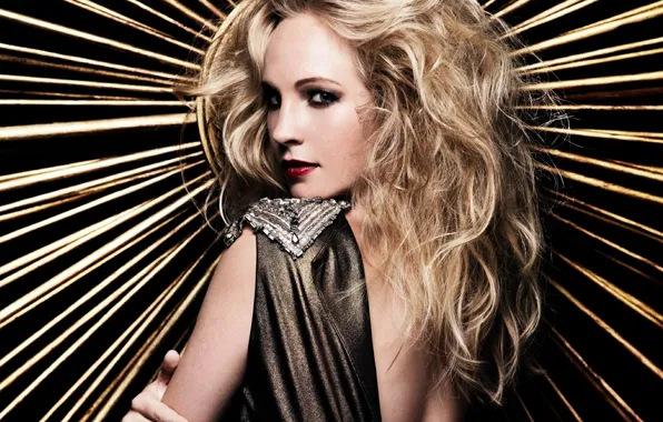 Picture girl, actress, blonde, the series, The Vampire Diaries, The vampire diaries, promo, Candice Accola