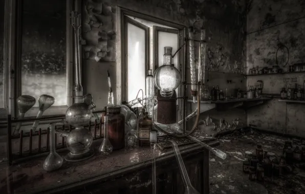 Picture background, laboratory, chemicals