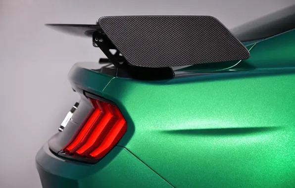 Mustang, Ford, Shelby, GT500, spoiler, 2020, Green Hornet, EXP 500