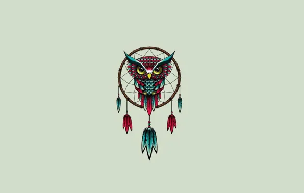 Minimalism, Minimalism, Owl, Dreamcatcher, Dream Catcher