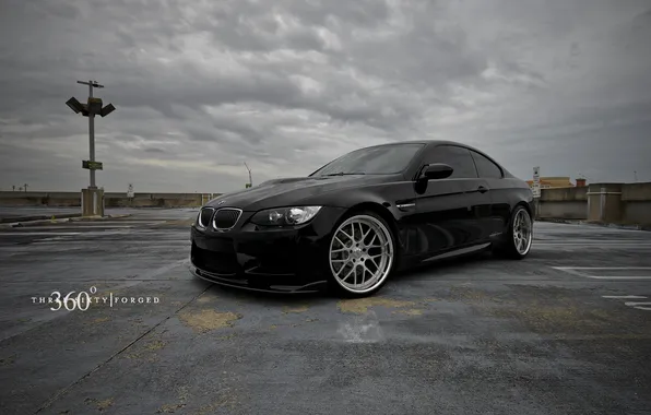 Picture bmw, black, 360forged, m3.e92