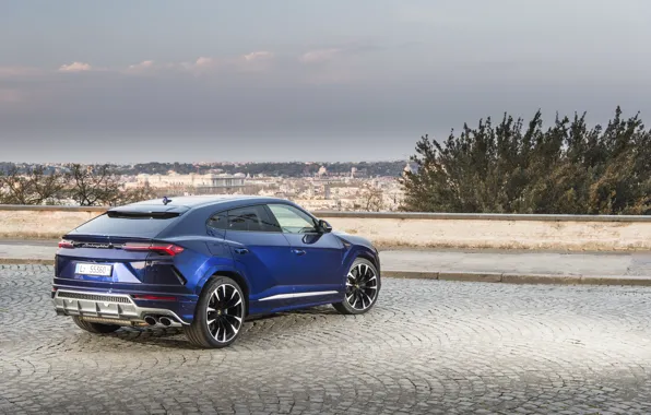 Lamborghini, rear view, 2018, crossover, Urus, ITA