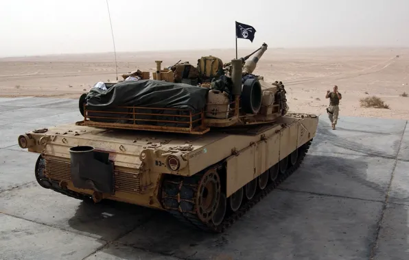 Desert, tank, USA, combat, Abrams, main, M1 Abrams