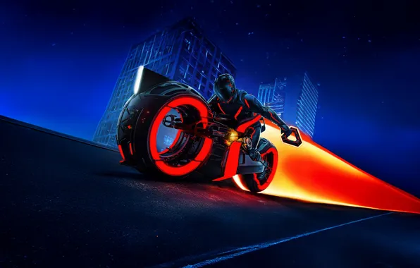 Fiction, poster, racer, Tron: Ares, Throne: Ares