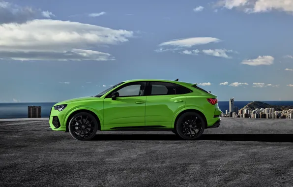 Audi, side view, crossover, Sportback, 2020, RS Q3