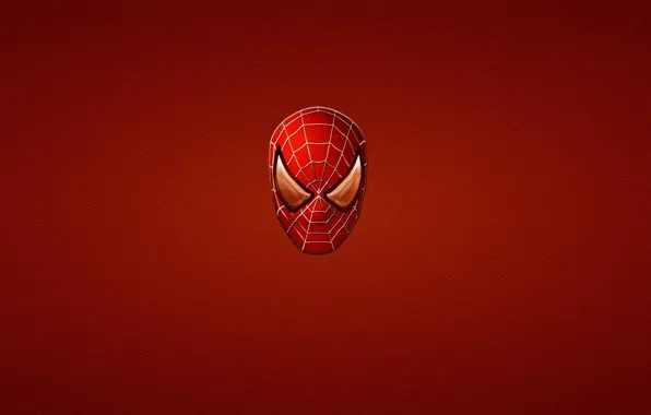 Picture red, minimalism, red, marvel, comic, comics, Spider-man, Spider-Man