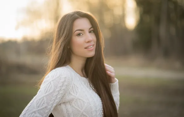 Wallpaper face, smile, beauty, Julia for mobile and desktop, section ...